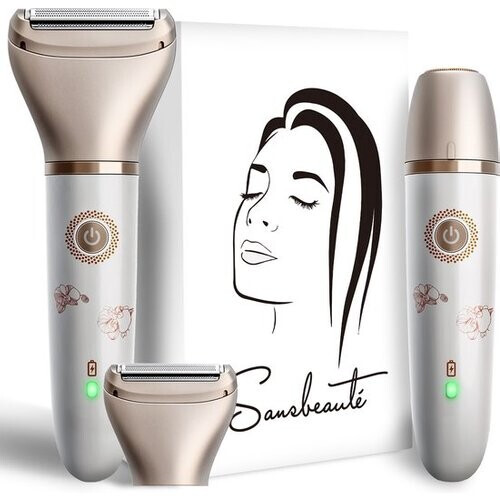 Tweedekans 2-in-1 Ladyshave + Extra Scheerkop – Gezicht, Oksels, Benen, Bikinilijn – USB Oplaadbaar – Sansbeauté® Tweedehands