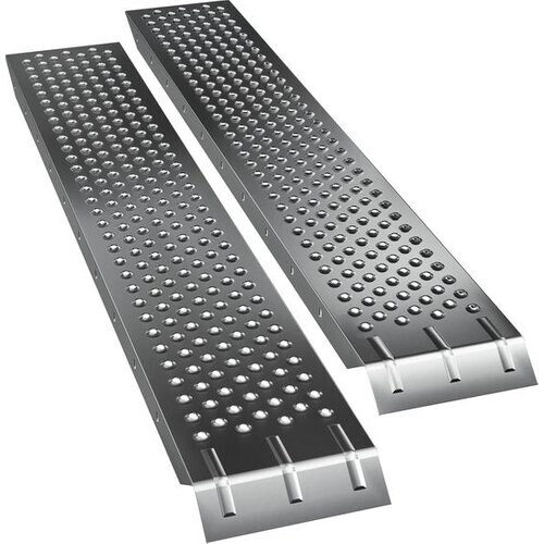 Tweedekans 2 MONZANA Oprijplaten – Antislip Geperforeerd Staal - Tot 400kg Tweedehands