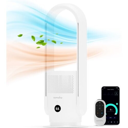 Tweedekans 3-in-1 Luchtreiniger, Ventilator & Verwarming - 2000W - Hepa 13 Filter - Inclusief Afstandsbediening en App - Kachel - Air Purifier - Samako Tweedehands