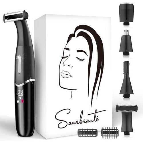 Tweedekans 4-in-1 Bikinitrimmer - Sansbeauté® - Gezicht - Oksels - Benen - Bikinilijn - Wenkbrauw Trimmer - Gezichtsontharing Dames - Intieme Zone - Ladyshaves Bikini - Ontharingsapparaat Electrisch