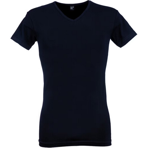 Tweedekans 4x Alan Red T-Shirts Heren – Navy – Maat M – V-hals & Ronde Hals – Body Fit – 93% Katoen / 7% Elastaan Tweedehands