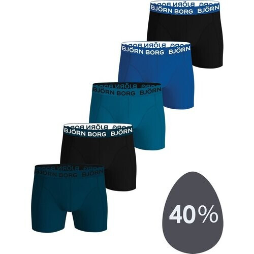 Tweedekans 5-Pack heren boxershorts - Core - Voordeelverpakking heren ondergoed katoen - XL - Zwart Tweedehands