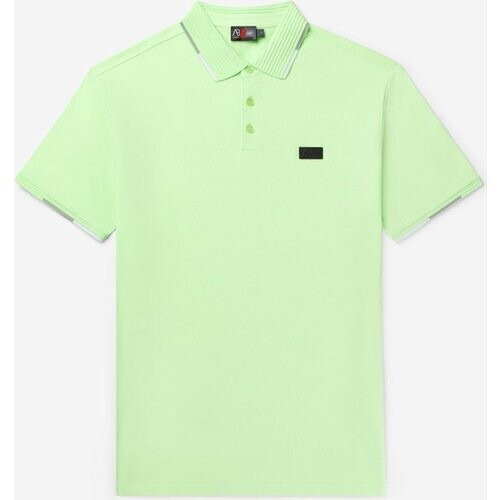 Tweedekans AB Lifestyle - Driekleurig Poloshirt | Pastel Groen - Heren - Maat: XS Tweedehands