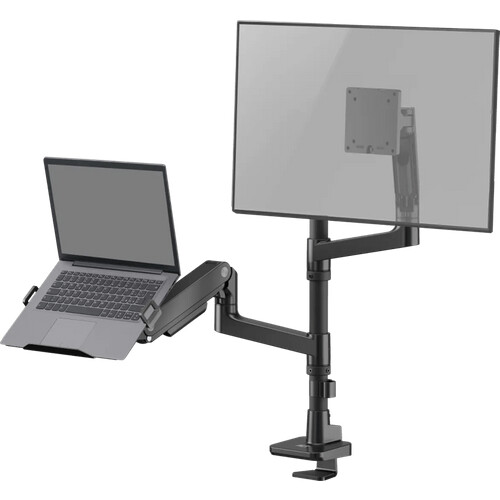 Tweedekans ACT AC8341 Monitorarm 49 inch met gasveer voor 1 monitor met laptophouder Tweedehands