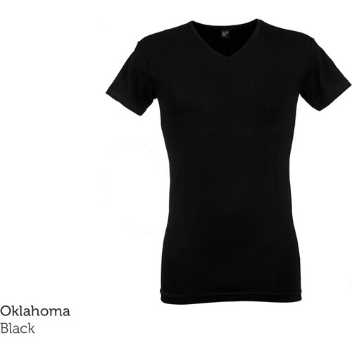 Tweedekans Alan Red – 4x Ottawa T-Shirt – Body Fit & Zacht Stretchkatoen – Zwart – Maat L Tweedehands