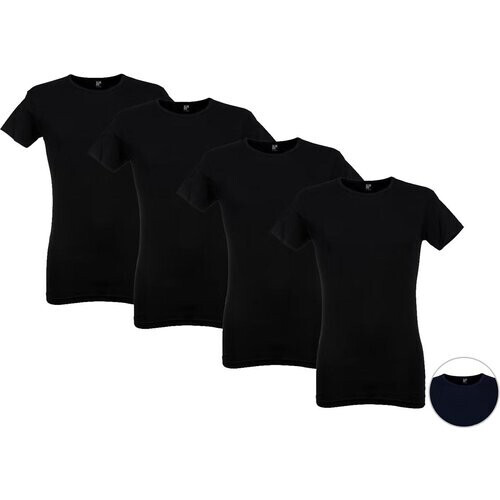 Tweedekans Alan Red Ottawa T-Shirt - 4-Pack - maat XXXl - Black Tweedehands