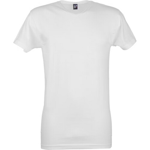 Tweedekans Alan Red Vermont Heren T-shirt 4-pack – Maat S – Wit – V-Hals – Regular Fit Tweedehands