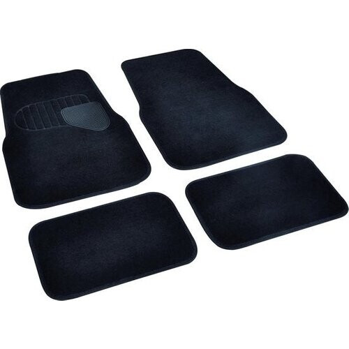 Tweedekans All Ride Set Automatten - 4 Stuks - Universeel - Makkelijk te Reinigen - Anti-Slip - Chauffeur en Bijrijder 58 x 38 CM - Achterbank 25 x 38 CM - Zwart Tweedehands