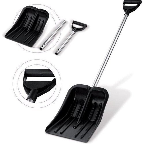 Tweedekans All Ride Sneeuwschep - Makkelijk uit elkaar te halen - Kunststof - 94 cm - Zwart Tweedehands