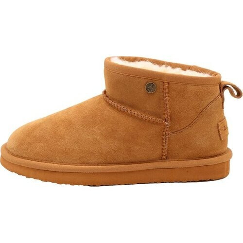 Tweedekans Alpacas Footwear – Dames - Echt suéde korte laarzen - Gevoerd met 100% zachte lamswol - Chestnut - 42 Tweedehands