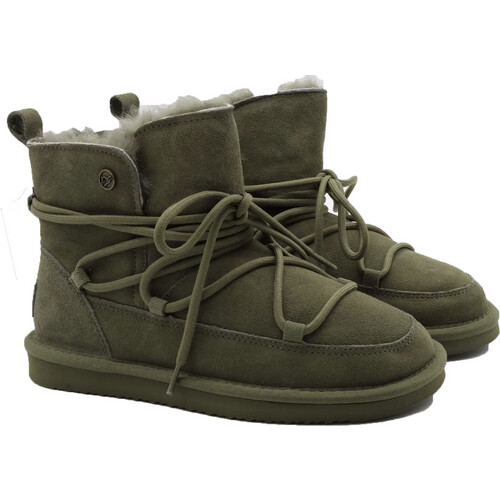 Tweedekans Alpacas Footwear Zachte Winterboots - Dames - Maat 39 - Khaki Tweedehands