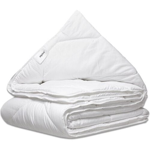 Tweedekans alpina Dekbed 240x200/220 cm - 4 Seizoenen Dekbed 2 Persoons - Machine Wasbaar bij 40 Graden - Sneldrogend en Ademend Materiaal - Zomer- en Winterdekbed - Polyester - Wit Tweedehands