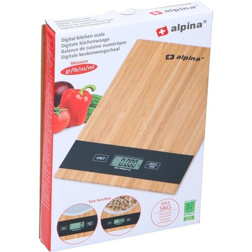Tweedekans Alpina Digitale keukenweegschaal - tot 5 kilo Tweedehands