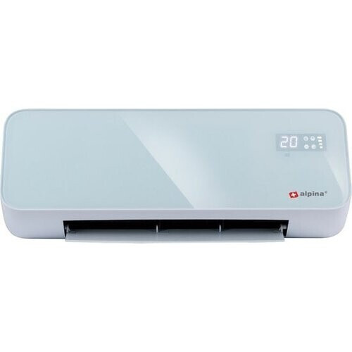 Tweedekans Alpina Elektrische Verwarming en Ventilator 2000W - Wandmontage - Incl. Afstandsbediening - Wit Tweedehands