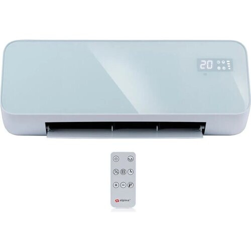 Tweedekans Alpina - Elektrische Wandverwarming en Ventilator - Wifi - 2000W - Met App-Besturing - Instelbare Thermostaat en Timerfunctie - Wit Tweedehands