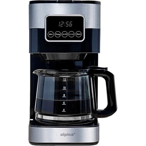 Tweedekans alpina Koffiezetapparaat met Filterkoffie - 900W - 1.5 L - Grijs/Zwart Tweedehands