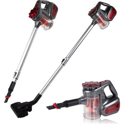 Tweedekans alpina Steelstofzuiger met Snoer - Stofzuiger zonder Zak - Kruimeldief 600W - Incl. Stofzuigerborstels Tweedehands