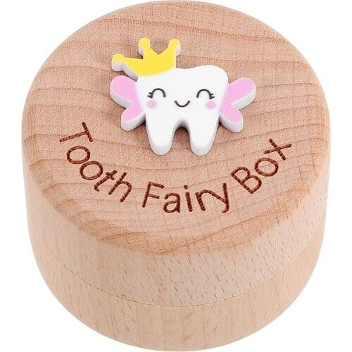 Tweedekans Alyze Tandendoosje - Jongens - Meisjes - Melktanden bewaardoosje - Logboek - Geboorte Tweedehands