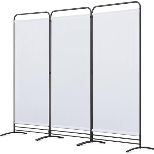 Tweedekans Angel Living Kamerscherm 3 Panelen - 243 x 180 cm - Wit Tweedehands