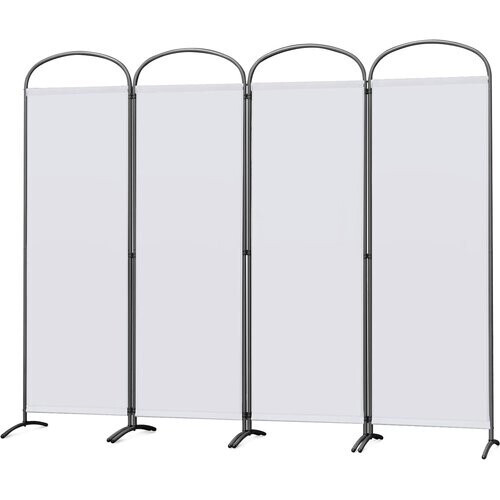 Tweedekans Angel Living Kamerscherm 4 Panelen - 224 x 182 cm - Wit Tweedehands