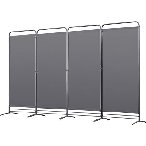 Tweedekans Angel Living Kamerscherm - 4 Panelen - 324 x 180 cm - Grijs Tweedehands
