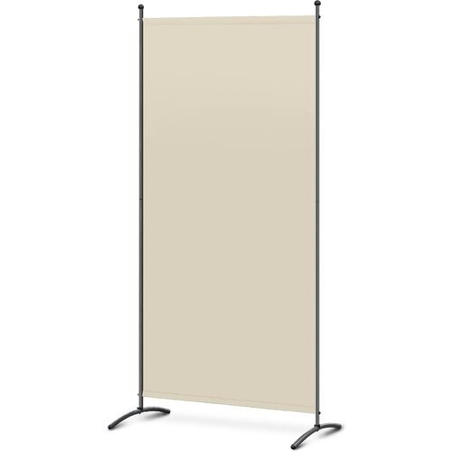 Tweedekans Angel Living Paravent - 1-delig - 80x180 cm - Opvouwbaar - Staal & 160 g/m² Polyester - Ruimteverdeler & Inkijkbescherming - Beige Tweedehands