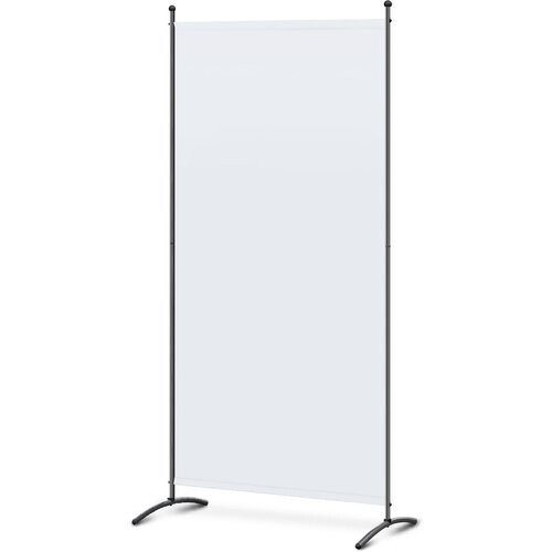Tweedekans Angel Living Paravent - 1-delig - 80x180 cm - Opvouwbaar - Staal & 160 g/m² Polyester - Ruimteverdeler & Inkijkbescherming - Wit Tweedehands