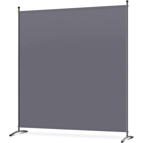 Tweedekans Angel Living Paravent – Moderne Kamerscherm & Ruimteverdeler – Privacy Scherm voor Binnen & Buiten, Grijs – 162 x 180 cm Tweedehands