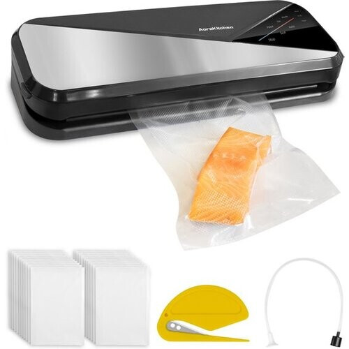 Tweedekans AoraKitchen Vacumeermachine - Vacuummachines - 6 Functies - Incl. 20 Vacumeerzakken & Vacuum Slang Tweedehands