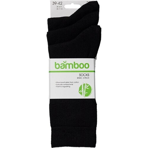Tweedekans Apollo Bamboe Sokken 3-Pak - Zwart - Maat 43/46 Tweedehands