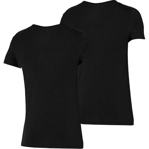 Tweedekans Apollo heren T-shirt Bamboe V-hals 2-pack - Zwart - M Tweedehands