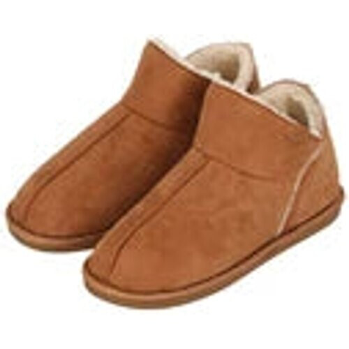 Tweedekans Apollo Home Boots Herenpantoffels – Suède – Cognac – Maat 43/44 Tweedehands
