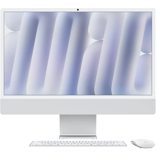 Tweedekans Apple iMac 24 inch M4 (8 core CPU/8 core GPU) 16GB/256GB Zilver QWERTY Tweedehands