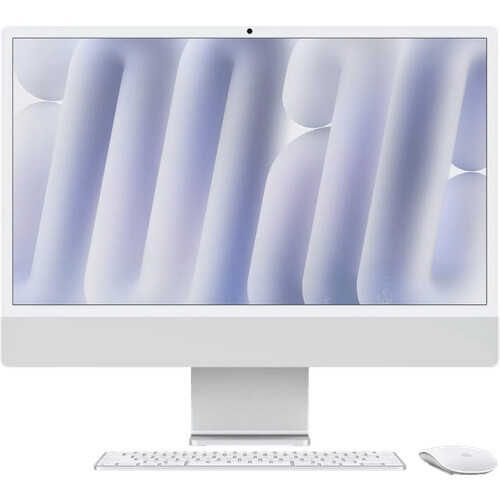 Tweedekans Apple iMac 24 inch M4 (8 core CPU/8 core GPU) 16GB/256GB Zilver QWERTY Tweedehands