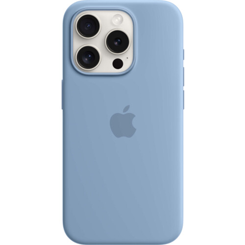 Tweedekans Apple iPhone 15 Pro Back Cover met MagSafe Winterblauw Tweedehands