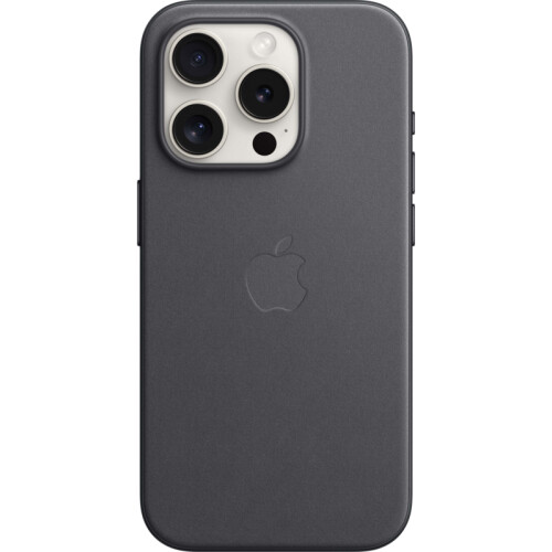 Tweedekans Apple iPhone 15 Pro FineWoven Back Cover MagSafe Zwart Tweedehands