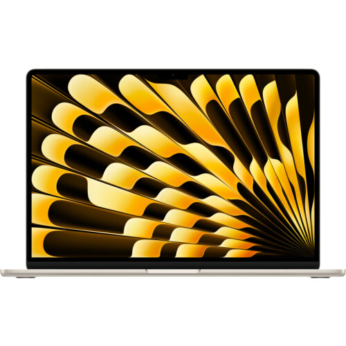 Tweedekans Apple MacBook Air 15" (2023) M2 (8 core CPU/10 core GPU) 8GB/256GB Sterrenlicht QWERTY Tweedehands