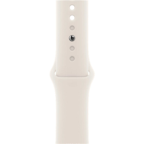 Tweedekans Apple Watch 38/40/41 mm Siliconen Horlogeband Sterrenlicht - S/M Tweedehands