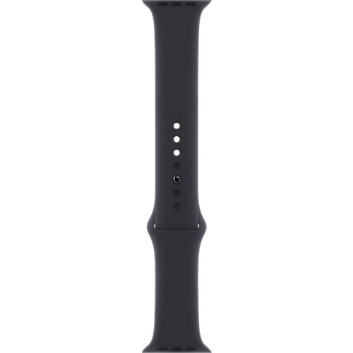 Tweedekans Apple Watch 44/45/46 mm Siliconen Horlogeband Sport Middernacht - M/L Tweedehands