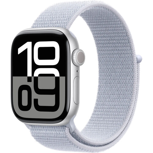 Tweedekans Apple Watch Series 10 42mm Zilver Sport Loop Tweedehands