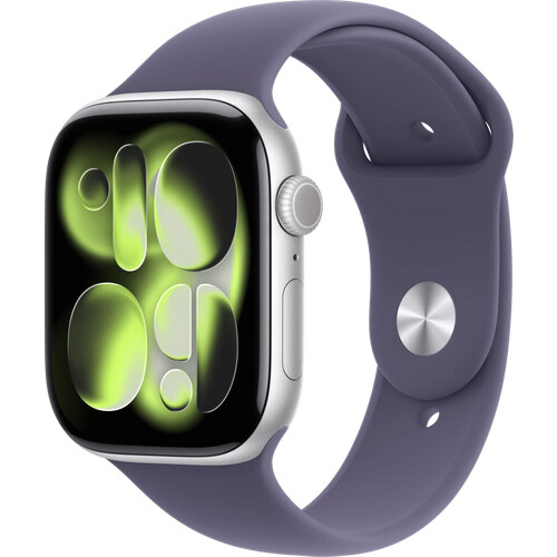 Tweedekans Apple Watch Series 11 46mm Zilver Sportband S/M Tweedehands