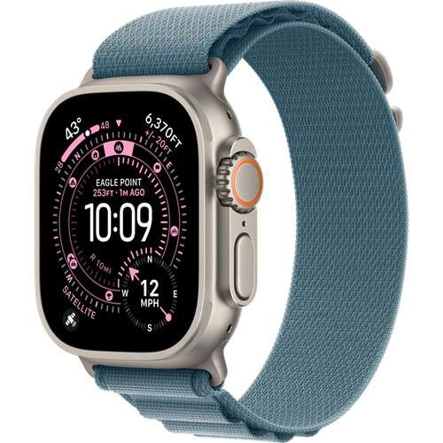 Tweedekans Apple Watch Ultra 3 Cellular 49mm Natural Alpine Band L Tweedehands