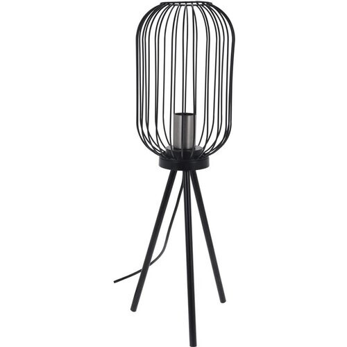 Tweedekans Art Deco decoratieve staande lamp zwart- modern- industrieel- 60cm hoog Tweedehands
