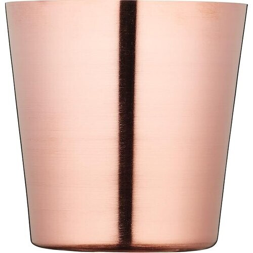 Tweedekans Artesa 2-delige set koperkleurige serveerbeker - Bruin - 9x8.50 cm Tweedehands