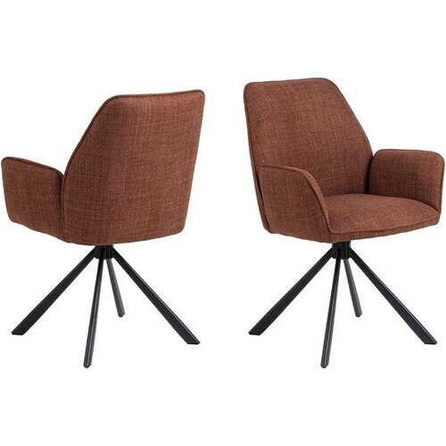 Tweedekans Aske Eetkamerstoel - Set van 2 - Koper Tweedehands