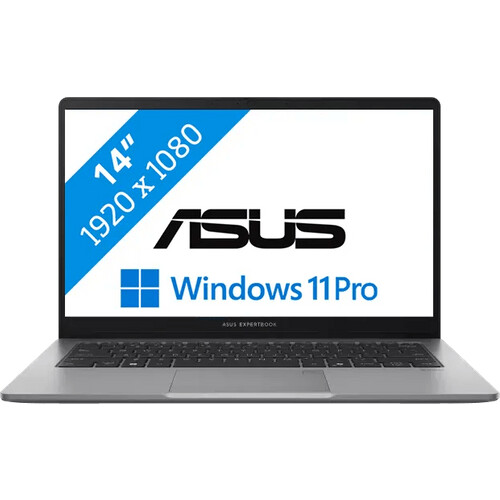 Tweedekans ASUS ExpertBook P1 14'' 1403CDA-S60246X QWERTY Tweedehands