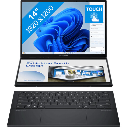Tweedekans ASUS Zenbook Duo OLED Copilot+ PC UX8406CA-QL038W Tweedehands