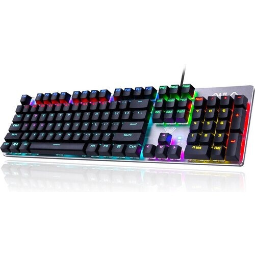 Tweedekans AULA S2016 - RGB mechanisch gaming toetsenbord - QWERTY - Blue Switch Tweedehands