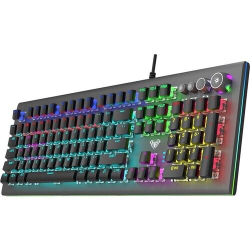 Tweedekans AULA S2096 RGB mechanisch gaming toetsenbord - QWERTY - Black switch Tweedehands