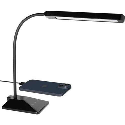 Tweedekans Auronic Bureaulamp - Verstelbaar - LED - Zwart - 66 x 14.5 x 11 cm Tweedehands